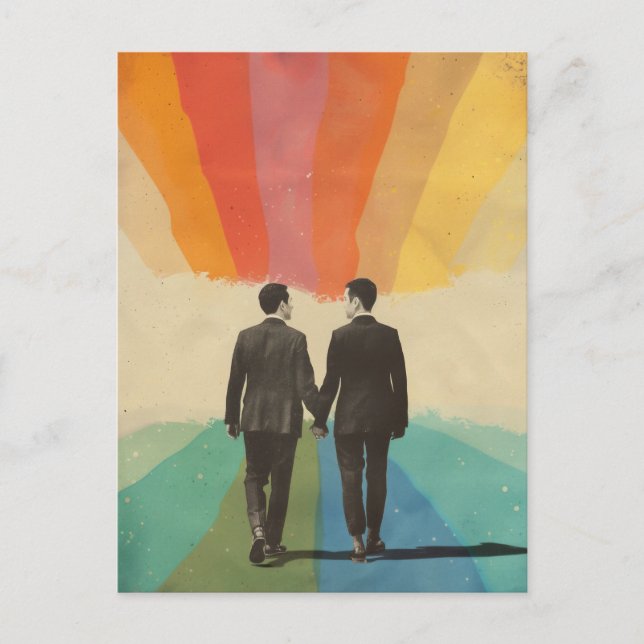 Cartão Postal Homens do Orgulho (Frente)