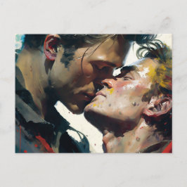 Cartão Postal Homens Enamorados