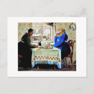 Cartão Postal Homens russos em Tea