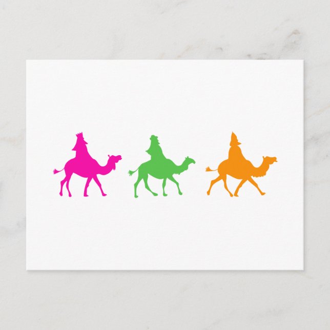 Cartão Postal Homens sábios (Frente)