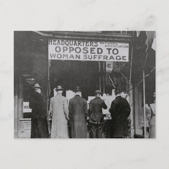 Cartão Postal Homens Velhos Zangados - Vintage (Frente)