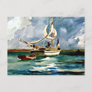 Cartão Postal Homer - Sloop, Bermudas