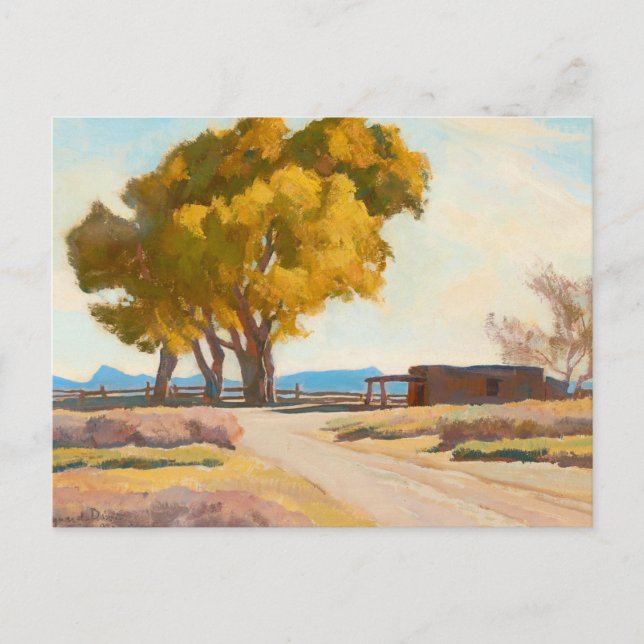 Cartão Postal Homestead de Maynard Dixon (Frente)