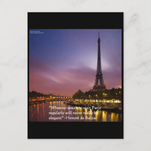 Cartão Postal Hon de Balzac em Paris França