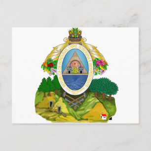 Cartão Postal honduras emblema