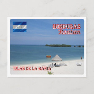 Cartão Postal Honduras - Roatan - Islas de la Bahia -
