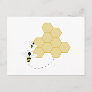 Cartão Postal Honeycomb