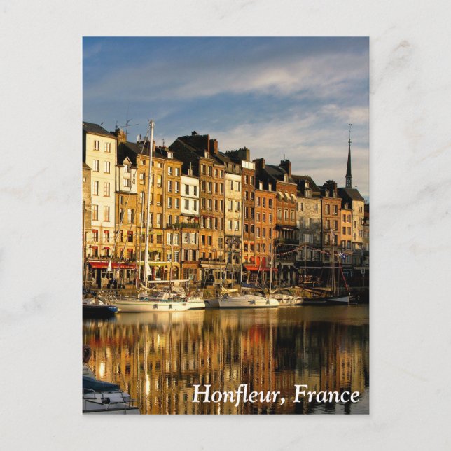 Cartão Postal Honfleur, France (Frente)