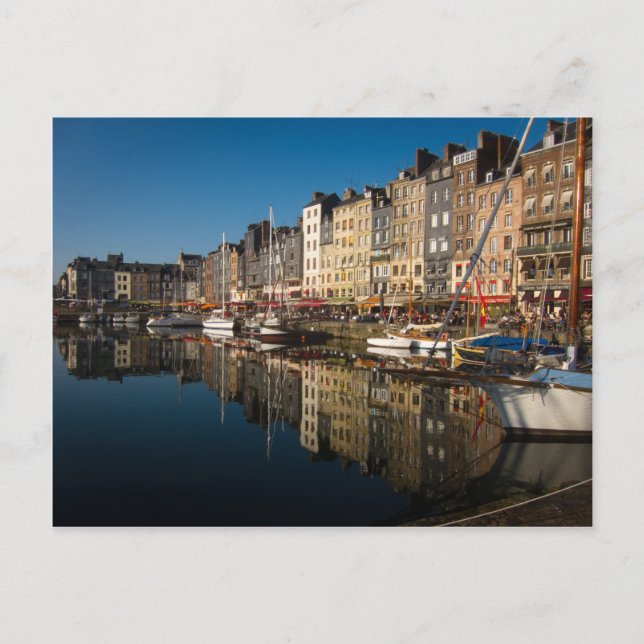 Cartão Postal Honfleur Harbour (Frente)