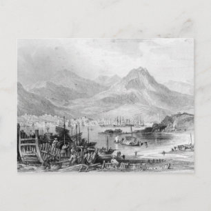 Cartão Postal Hong Kong do Kow-mergulhão-do-norte