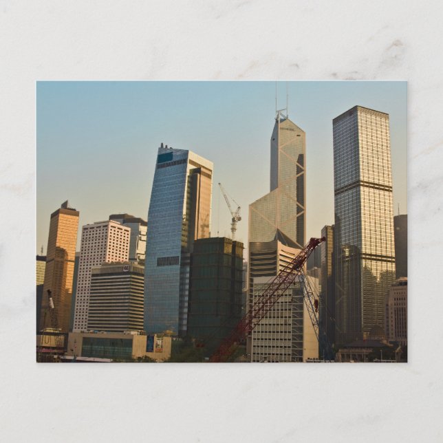 Cartão Postal Hong Kong Skyline (Frente)