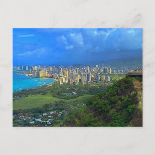 Cartão Postal Honolulu, Hawaii Skyline nº 1 Cartão-postal