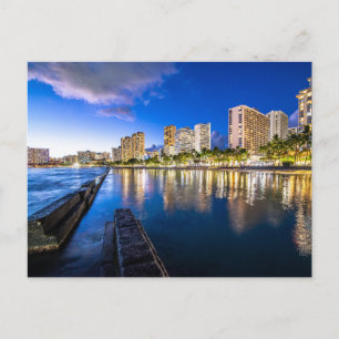 CARTÃO POSTAL HONOLULU OAHU HAVAÍ