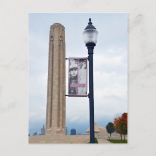 Cartão Postal Honor Banner, Liberty Memorial, Kansas City, MO.