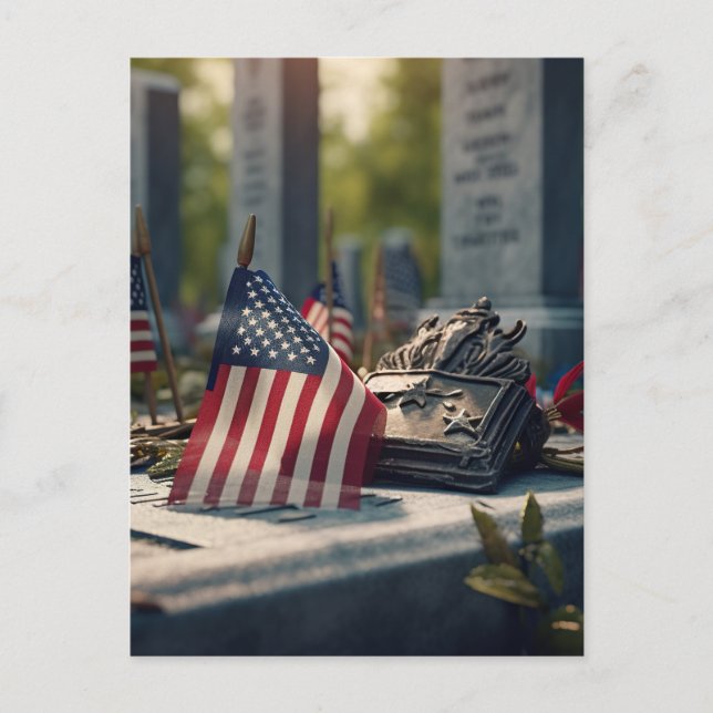Cartão Postal Honre aqueles que deram tudo  (Frente)
