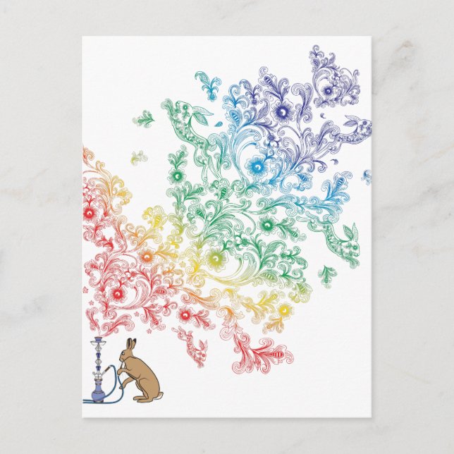 CARTÃO POSTAL HOOKAH HARE (Frente)