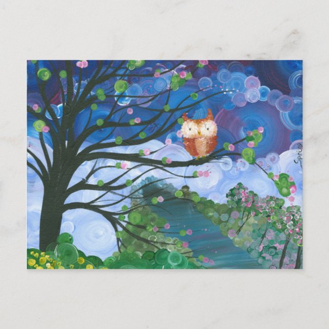 Cartão Postal Hoolandia (c) 2013 - Owl Seasons (Frente)
