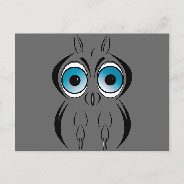Cartão Postal Hooty (Frente)