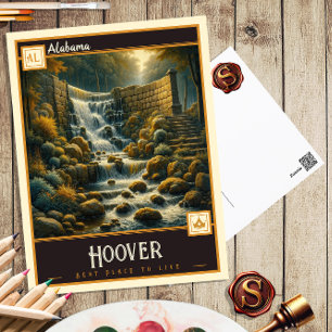 Cartão Postal Hoover, Alabama   Vintage