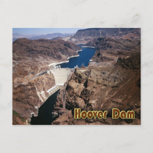 Cartão Postal Hoover Dam - vista aérea