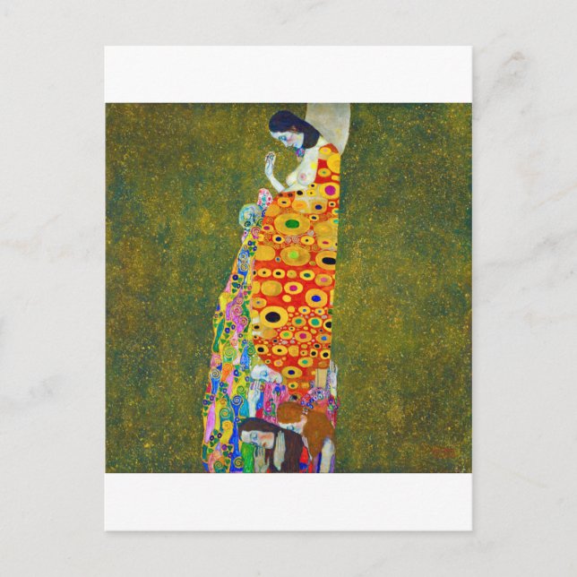 Cartão Postal Hope, Gustav Klimt (Frente)