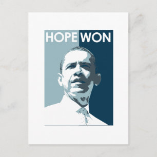 Cartão Postal Hope Won