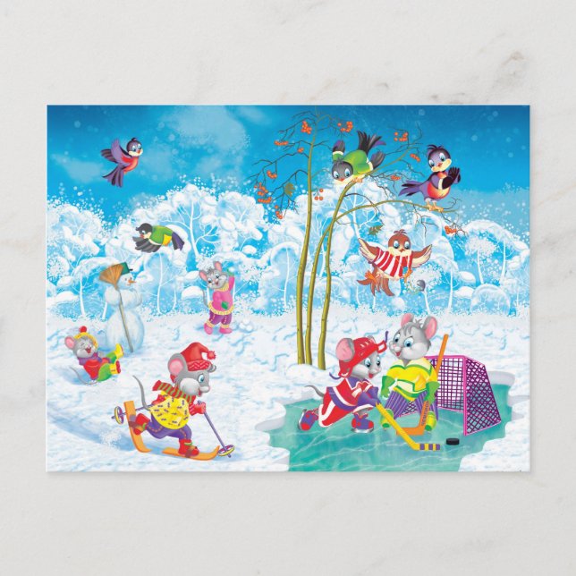 Cartão Postal hóquei (Frente)