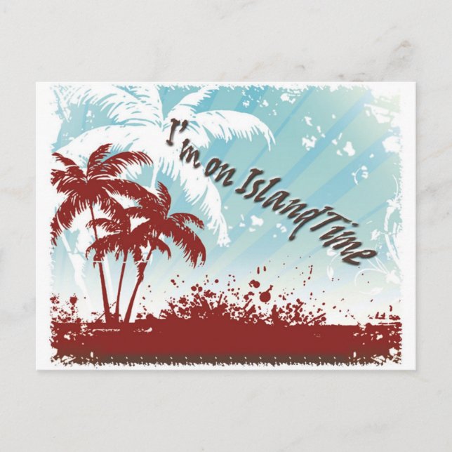 Cartão Postal Hora da Ilha (Frente)