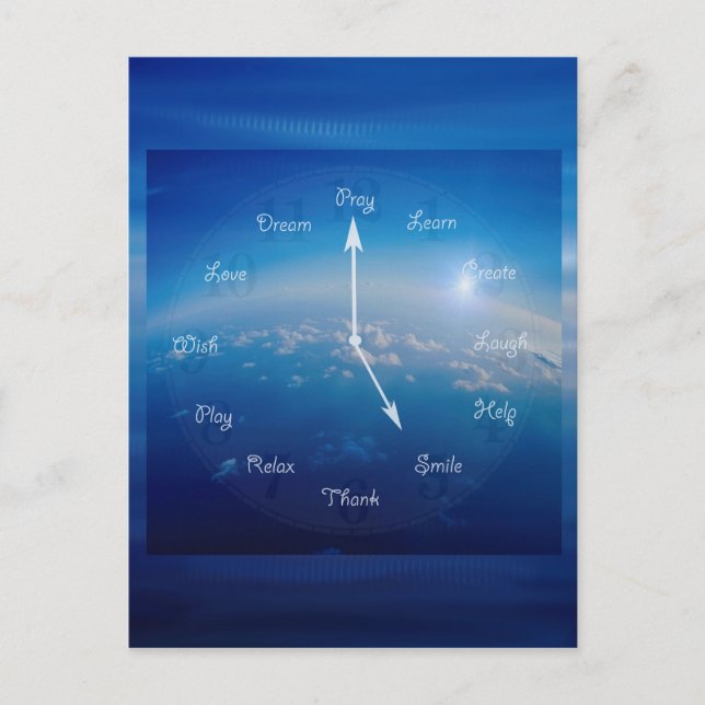 Cartão Postal Hora de sorrir (Frente)