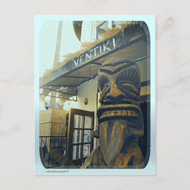 Cartão Postal Hora de Tiki (Frente)