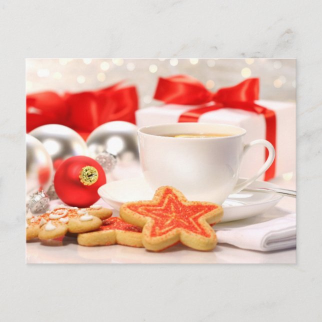 Cartão Postal Hora de uma pausa de chá (Frente)