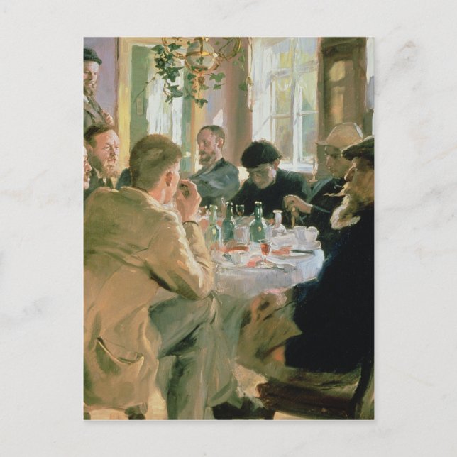 Cartão Postal Hora do almoço, 1883 (Frente)