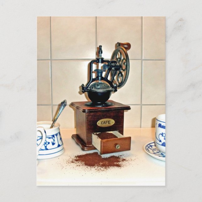 Cartão Postal hora do café (Frente)