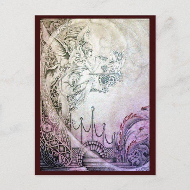 Cartão Postal Hora do café (Frente)