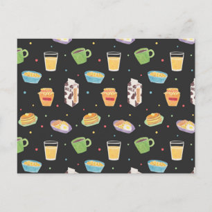 Cartão Postal Hora do café da manhã