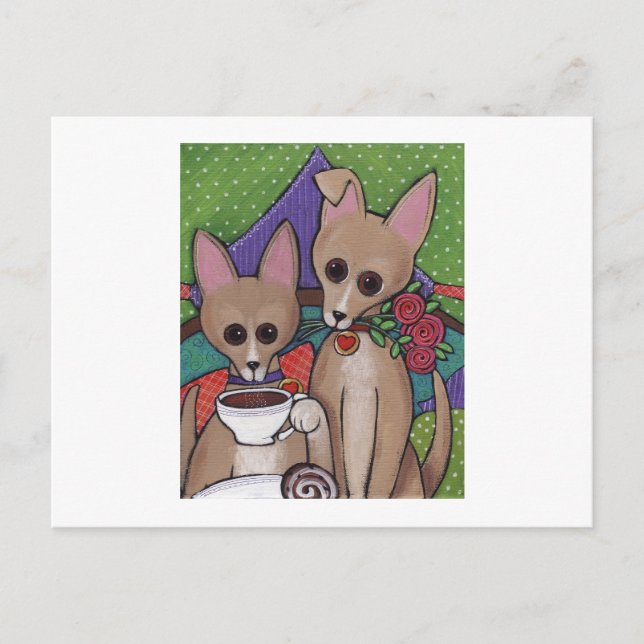 Cartão Postal Hora do Chá (Frente)