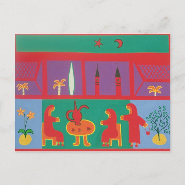 Cartão Postal Hora do Chá no Museu 2003 (Frente)