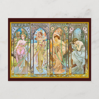 Cartão Postal Hora do dia, Alphonse Mucha