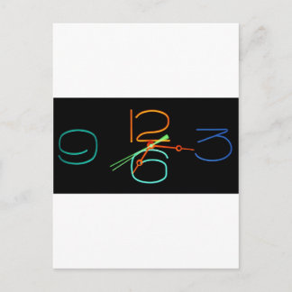 Cartão Postal Hora do Neon
