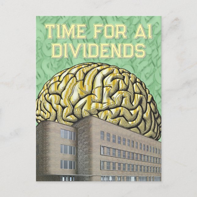 Cartão Postal Hora dos Dividendos da IA (Frente)