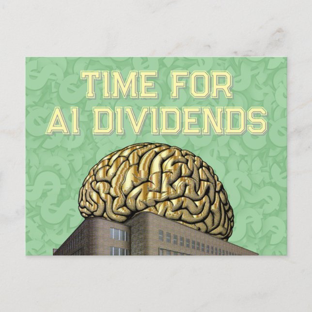 Cartão Postal Hora dos Dividendos da IA (Frente)