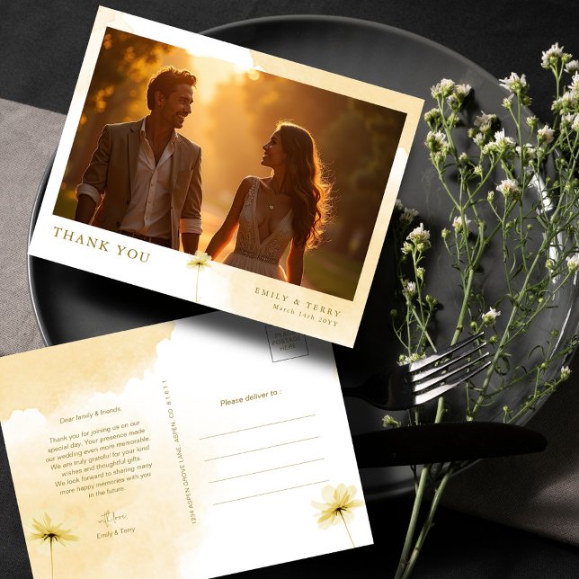 Cartão Postal Hora Dourada Graça e Fotos de Casamento Florais Ob (Criador carregado)