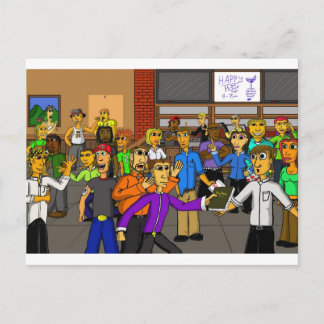 Cartão Postal Hora feliz