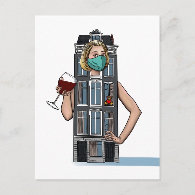 Cartão Postal "Hora feliz" (Frente)