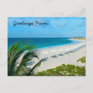 Cartão Postal Horário de Férias