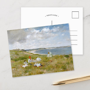 Cartão Postal Horas Ociosas   William Merritt Chase