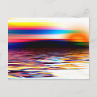 Cartão Postal Horizonte Abstrato