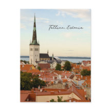 Horizonte da cidade de Tallinn, foto de viagem da