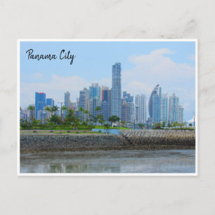 Cartão Postal horizonte da cidade do panamá