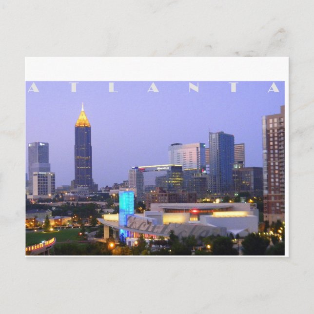 Cartão Postal Horizonte de Atlanta (1) (Frente)
